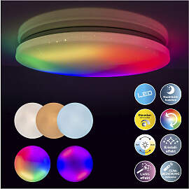 NÄVE LED Deckenleuchte "Rainbow", bunt, 