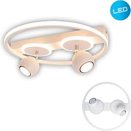NÄVE LED Deckenleuchte "Ronda", weiß,