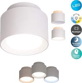 NÄVE LED Deckenleuchte "Trimes", weiß, 