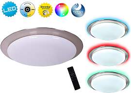 NÄVE LED Deckenleuchte "Turin", weiß,