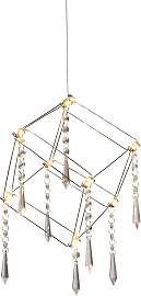 NÄVE LED Pendelleuchte "Araneus", grau