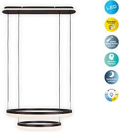 NÄVE LED Pendelleuchte "CIRCULO",
