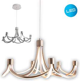 NÄVE LED Pendelleuchte "Festos", grau