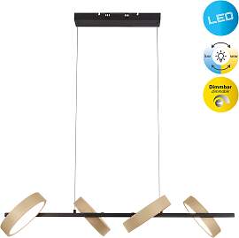 NÄVE LED Pendelleuchte "Tessa", beige