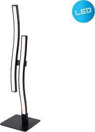 NÄVE LED Tischleuchte "Onda", schwarz