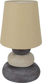 NÄVE LED Tischleuchte "Stoney", beige