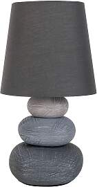 NÄVE LED Tischleuchte "Stoney", grau,