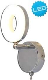 Näve Leuchten LED-Spot Chrom Kunststoff Metall