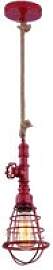 Näve Leuchten Pendelleuchte NV6093021 rot Metall