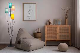 NÄVE Stehlampe "Colora", bunt, 5, H: