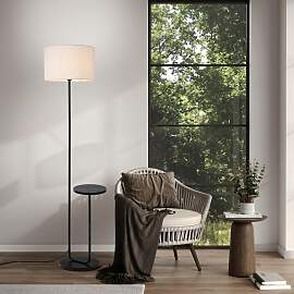 NÄVE Stehlampe "Tordis", schwarz, 1, Ø 