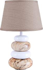 NÄVE Tischleuchte "Stoney", braun