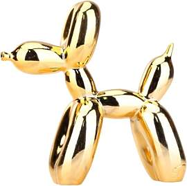 NAFEIMILUN Ornament Galvanisierte Ballonhund