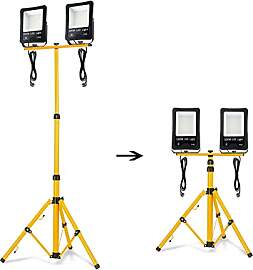 NAIZY LED Baustrahler Arbeitsleuchte 100W*2 8500LM 