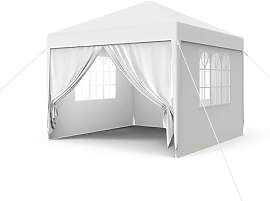 NAIZY Pavillon 3x3m Gartenpavillon Zelt