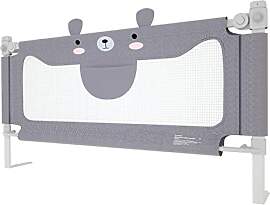 NAIZY Rausfallschutz 180cm Bett Bettgitter Baby