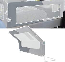 NAIZY Rausfallschutz Bett Rail 150cm Klappbar