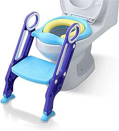 NAIZY Toilettensitz Kinder mit Treppe Faltbar