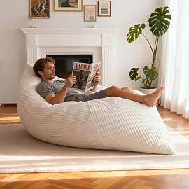 NALONE Sitzsack Erwachsene mit Füllung, 4-in-1