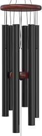 Nalulu, Windspiel, 71 cm, schwarz, modern, Tiefe,