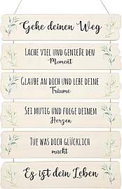 Namalu Jugendweihe Geschenke Deko Holz Schilder