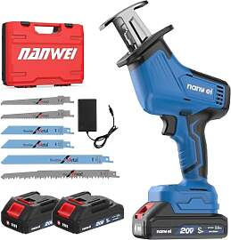 NANWEI Säbelsäge 20 V, bürstenloser Motor,