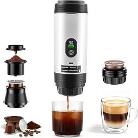 Nastopee Tragbare Mini Kaffeemaschine 3 in 1 mit