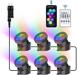 NATPOW Teichbeleuchtung LED Unterwasser,