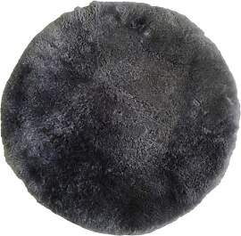 Naturasan Sitzkissen Rund, Lammfell Sitzauflage,
