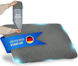 NATURBUMMLER Reisekissen Memory Foam [SafeSleep+]