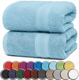 NatureMark 2er Pack SAUNATÜCHER Premium Qualität 