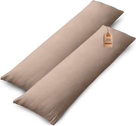 NatureMark 2er Set Jersey Kissenbezüge – 100%