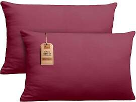 NatureMark 2er Set Jersey Kissenbezüge –