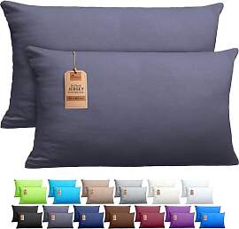 NatureMark 2er Set Jersey Kissenbezüge –