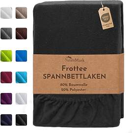 NatureMark Frottee Spannbettlaken – Weich und