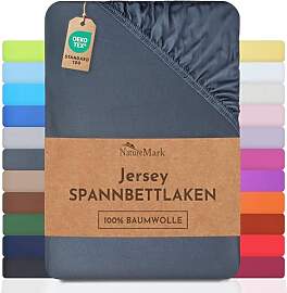 NatureMark Jersey Spannbettlaken, Spannbetttuch