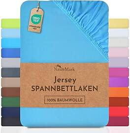 NatureMark Jersey Spannbettlaken, Spannbetttuch