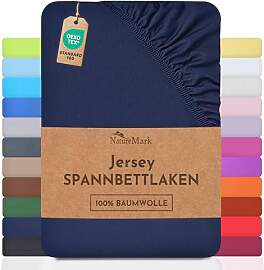 NatureMark Jersey Spannbettlaken, Spannbetttuch