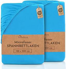NatureMark Mikrofaser SPANNBETTLAKEN 2er Pack zum