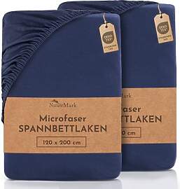 NatureMark Mikrofaser SPANNBETTLAKEN 2er Pack zum