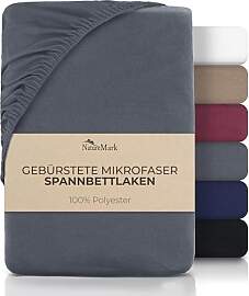 NatureMark Mikrofaser Spannbettlaken – weich,