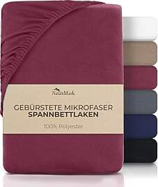 NatureMark Mikrofaser Spannbettlaken – weich,