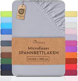 NatureMark - Mikrofaser SPANNBETTLAKEN zum