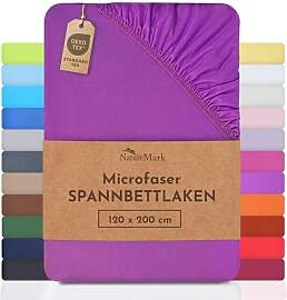 NatureMark - Mikrofaser SPANNBETTLAKEN zum