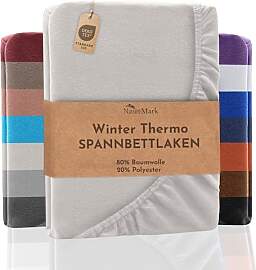 NatureMark Winter Thermo Fleece Spannbettlaken,