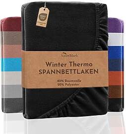 NatureMark Winter Thermo Fleece Spannbettlaken,