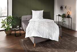 Naturfaserbettdecke QUEENS TEXTILES "Iris,