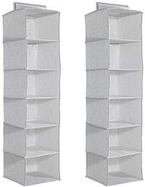 Navaris 2er Set Stoffregal Kleiderschrank