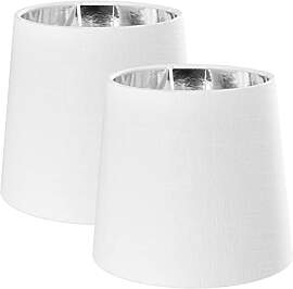 Navaris 2x Lampenschirm Tischlampe E14 rund -