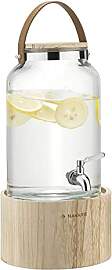Navaris Getränkespender 5,6 Liter aus Glas -